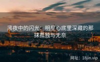 黑夜中的闪光：明星心底里深藏的那抹孤独与无奈