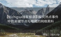 【91chigua独家报道】探究热点事件中的关键节点与暗藏的网络黑料