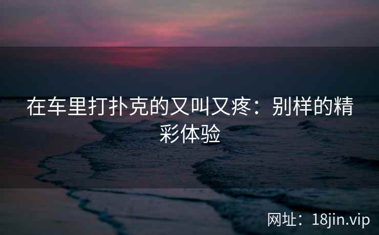 在车里打扑克的又叫又疼：别样的精彩体验