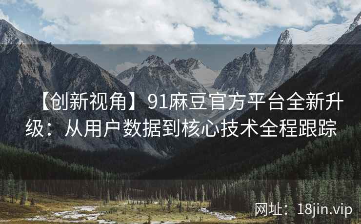 【创新视角】91麻豆官方平台全新升级：从用户数据到核心技术全程跟踪